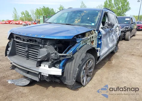 2021 Ford Explorer Xlt из США, поврежденный, VIN 1FMSK8DH8MGA75779